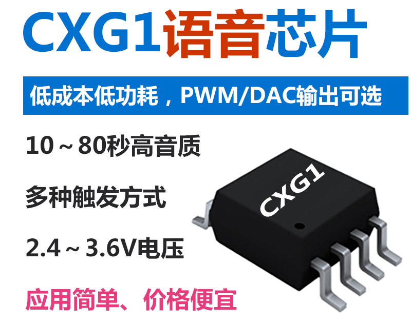CXG1语音芯片产品特点与应用